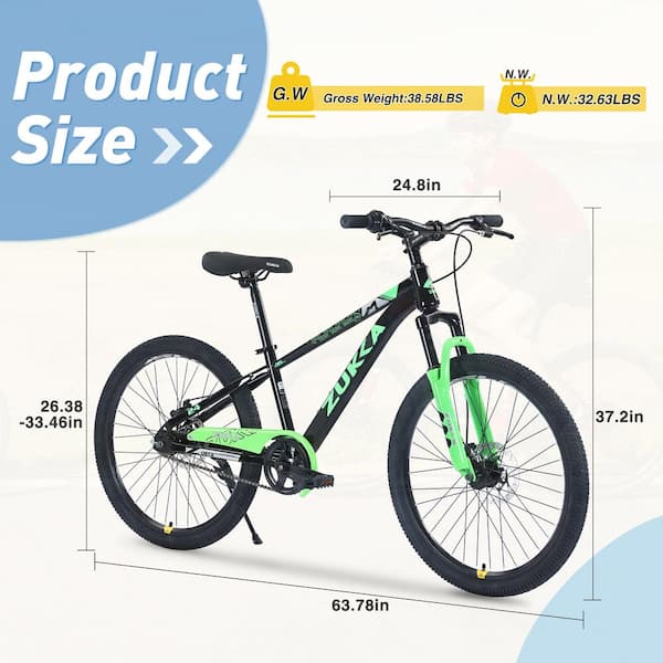 24 inch bike age best sale