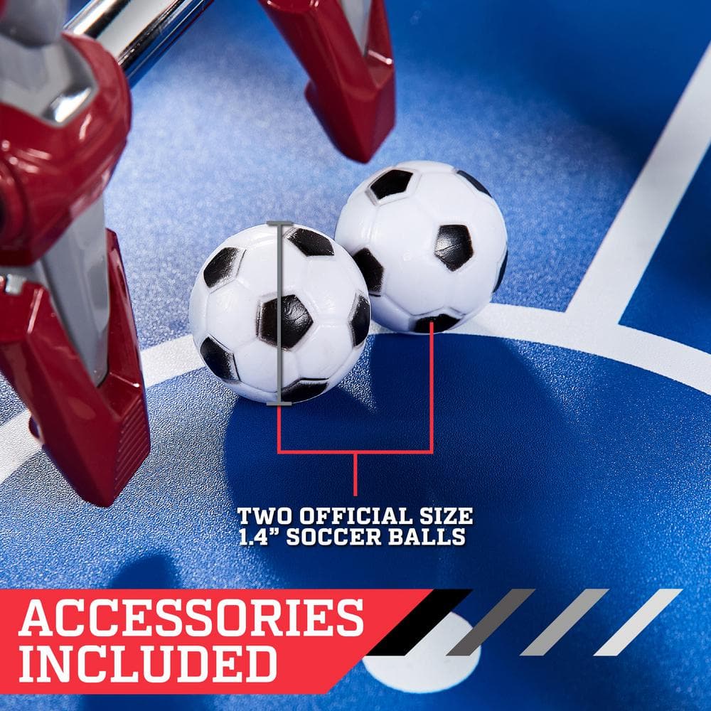 Hall of Games 56" Gray and Black Foosball Table