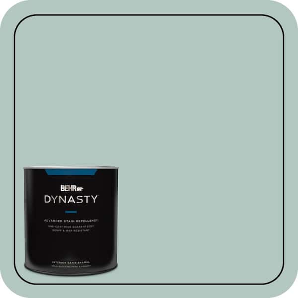BEHR DYNASTY 1 qt. #S430-2 Fresh Tone Satin Enamel Interior Stain-Blocking Paint and Primer