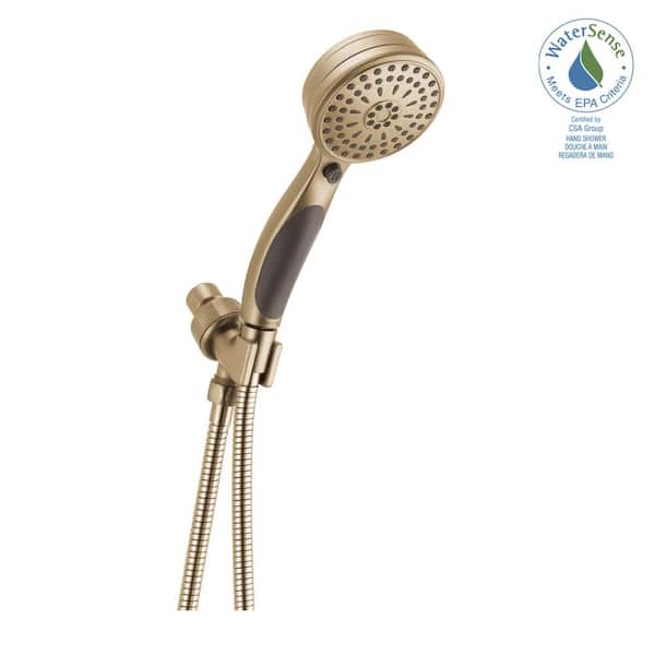ActivTouch 9-Spray 3-5/8 in. Single Wall Mount Handheld Shower Head in Champagne Bronze ActivTouch 9-Spray 3-5/8 in. Single Wall Mount Handheld Shower Head in Champagne Bronze