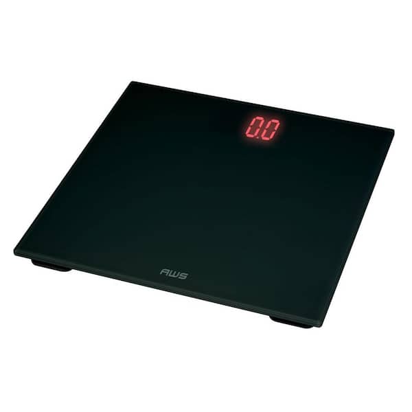 American Weigh Scales Digital Bathroom Scale in Black