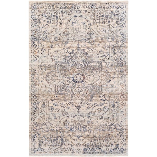Livabliss Katheryn Camel 2 ft. x 3 ft. Traditional Indoor Area Rug