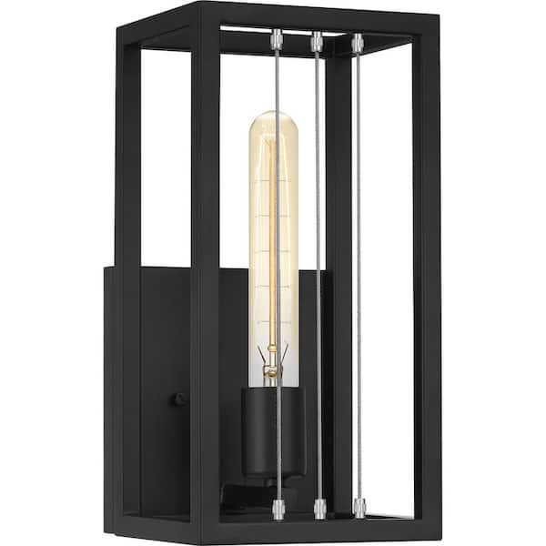 Quoizel Awendaw 6 in. 1-Light Matte Black Sconce