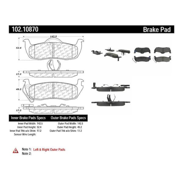 Centric Parts Disc Brake Pad Set
