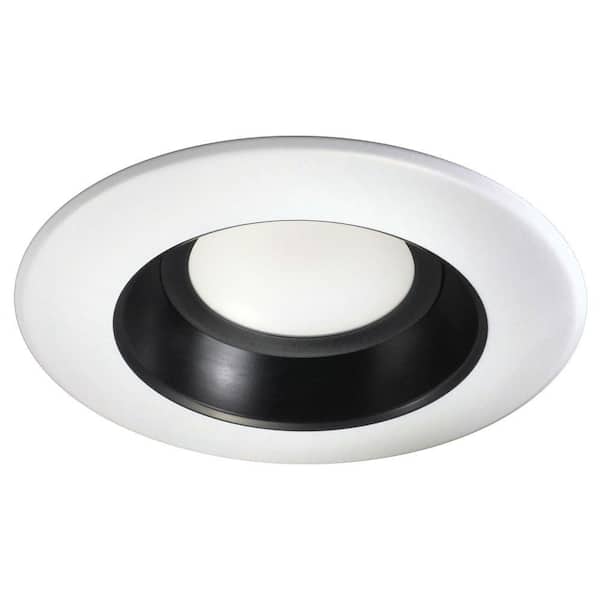 NICOR 5 in. and 6 in. Black Recessed LED Downlight Kit 3000K