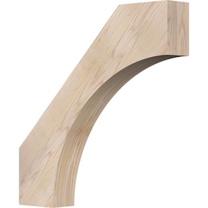 3 1/2''W x 22''D x 22''H Westlake Smooth Knee Brace, Douglas Fir