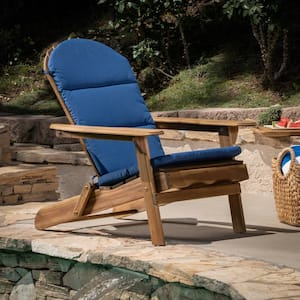 Malibu Navy Blue Outdoor Adirondack Chair Cushion