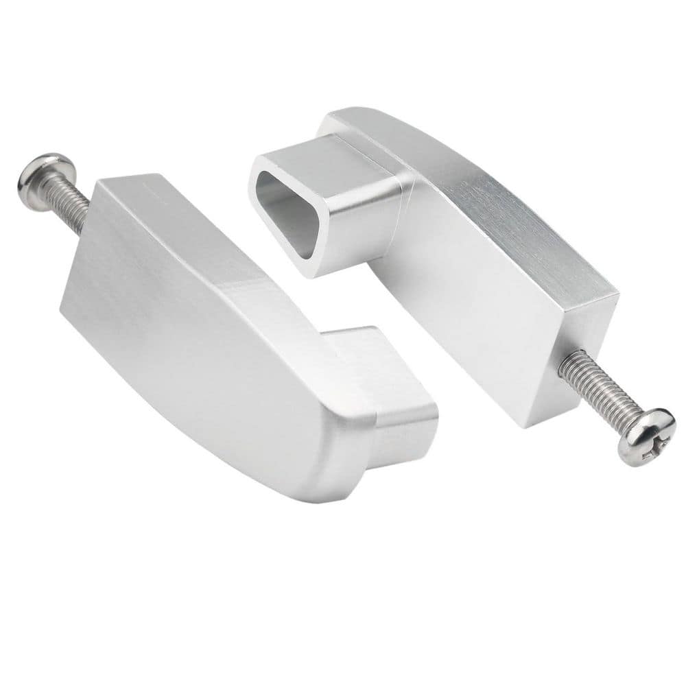 2.15 in. Shower Door Towel Bar Knobs Bracket in Brushed (1-Pair) for Alumax Basco Framed Sliding Glass Shower Doors price history on PriceWatchPro