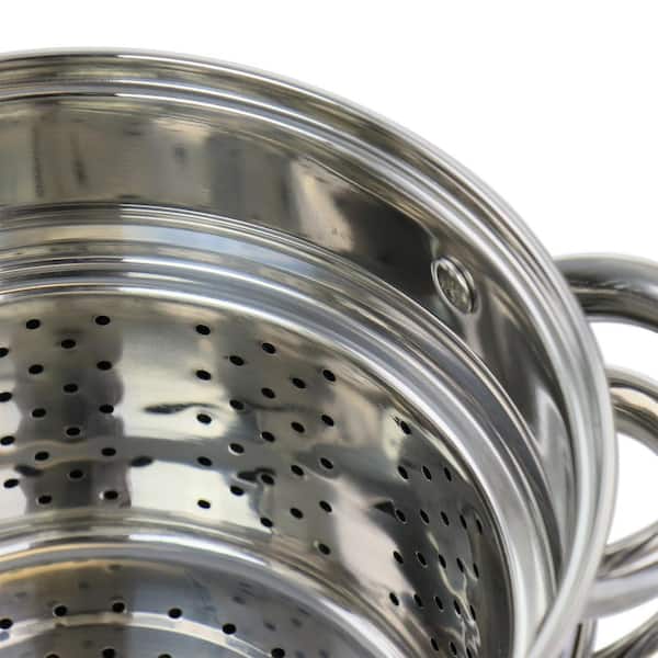 Oster Sangerfield 5qt. Stainless Steel Pasta Pot with Steamer