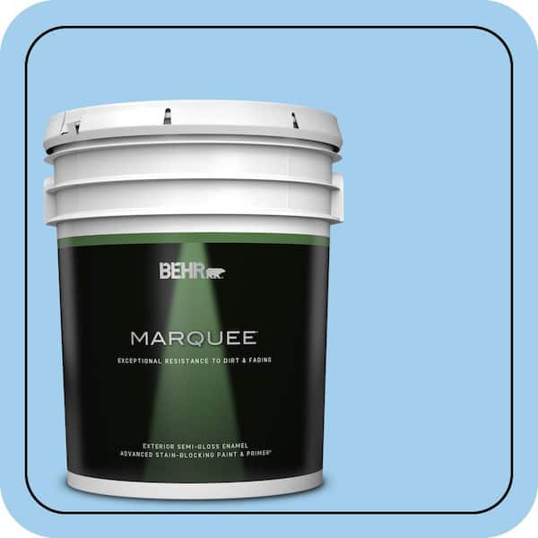 BEHR MARQUEE 5 gal. #P510-2 Mediterranean Charm Semi-Gloss Enamel Exterior Paint & Primer