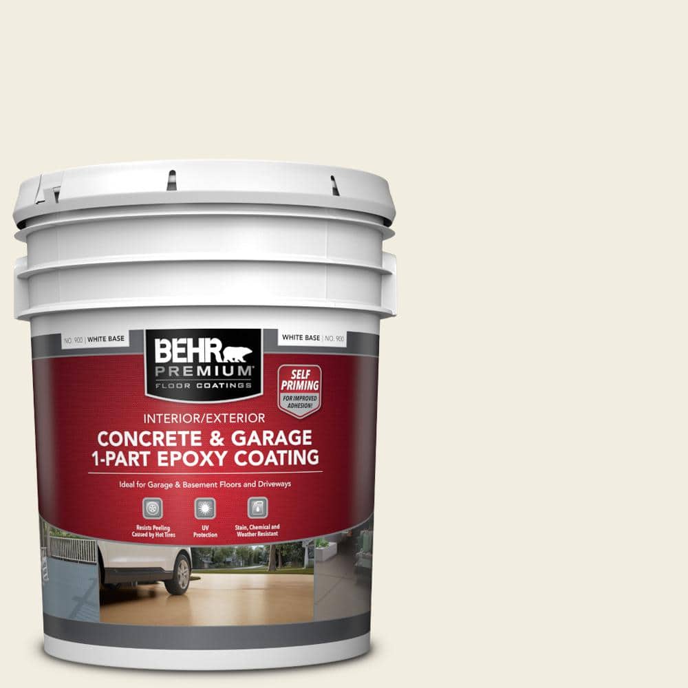 5 gal. #12 Swiss Coffee Self-Priming 1-Part Epoxy Satin Interior/Exterior Concrete and Garage Floor Paint price history on PriceWatchPro