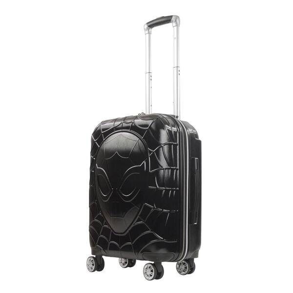Ful 21 in. Luggage Black Marvel Molded Spiderman 8-Wheel Spinner