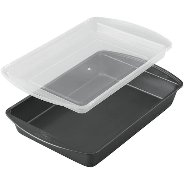 Wilton Perfect Results 9 in. x 13 in. Non-Stick Oblong Cake Pan with Cover