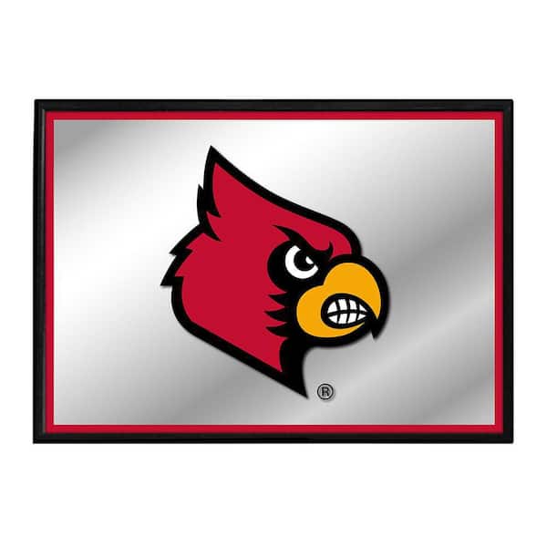 The Fan-Brand 28 in. x 19 in. Louisville Cardinals Framed Mirrored  Decorative Sign NCLOUS-265-01 - The Home Depot