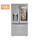 30 cu. ft. French Door Smart Refrigerator, InstaView Door-In-Door, Dual Ice with Craft Ice in PrintProof Stainless Steel