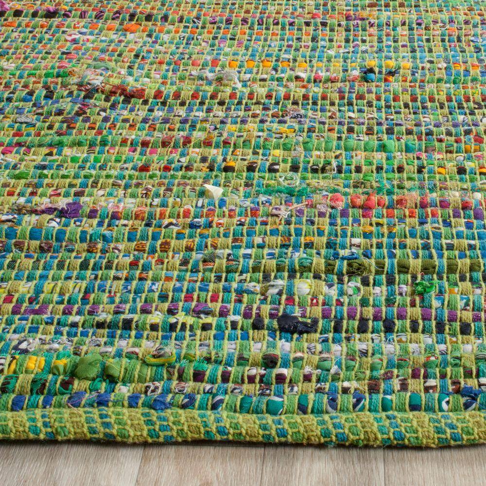 Nantucket Green Hand-Tufted Wool 8' x 10' Area Rug
