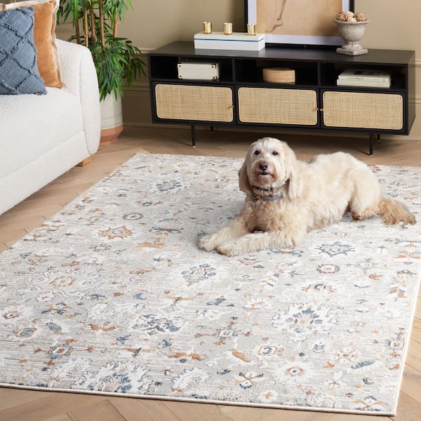 SAFAVIEH Rana 5 ft. x 8 ft. Ivory/Beige Aztec Ornate Area Rug