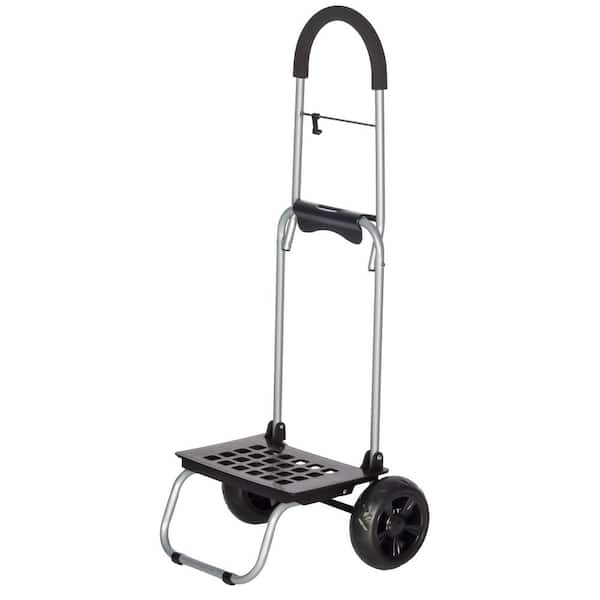 dbest products Trolley Dolly MM Personal Steel Dolly Handtruck Cart Hardware Garden Utilty in Black