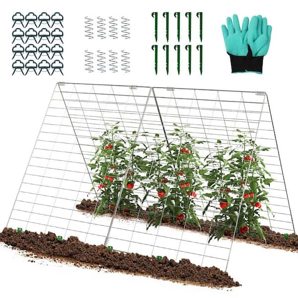 35 in. x 55 in. Alloy Steel Foldable Garden Trellis