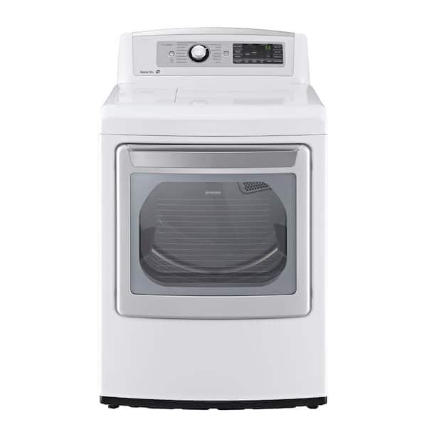 LG 7.3 cu. ft. Electric Dryer with Steam in White