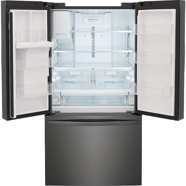 home depot black stainless steel refrigerator