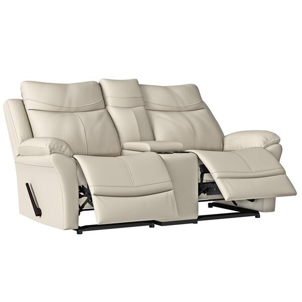 2 Seater Reclining Loveseat, Off White Leather Reclining Sofa And Loveseat