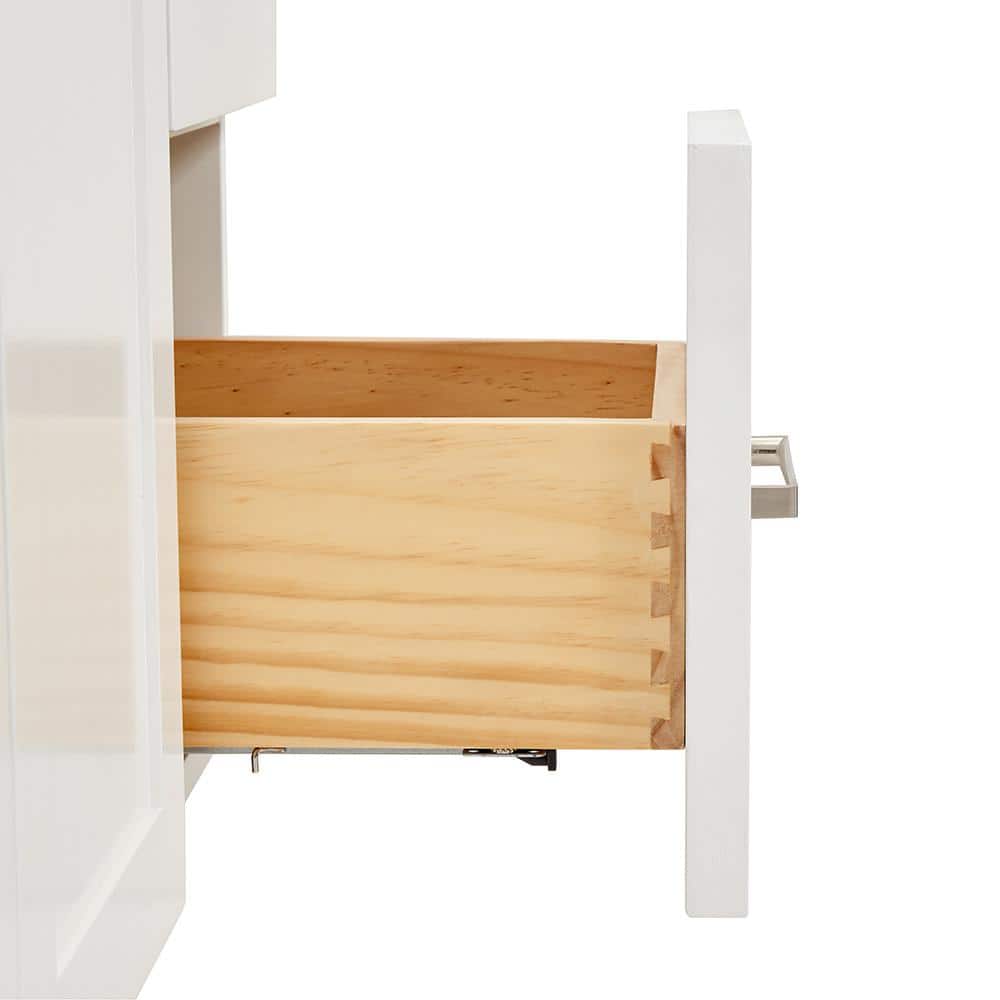 Magnolia 61" White Freestanding Single Bathroom Vanity Set