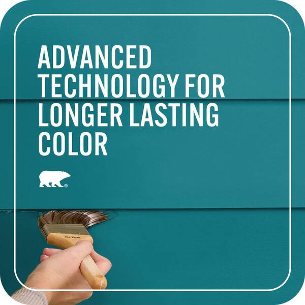 BEHR MARQUEE - 1 gal. #PPU13-01 Caribe Satin Enamel Exterior Paint & Primer