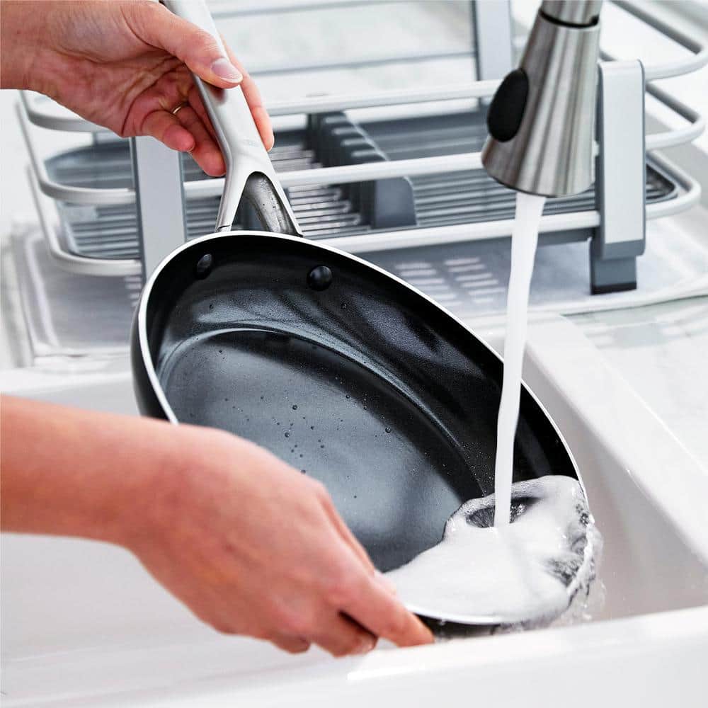 Black 10" Aluminum Ceramic Nonstick Fry Pan
