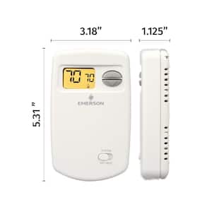 70 Series Classic, Non-Programmable, Heat Only (1H/0C) Vertical Thermostat