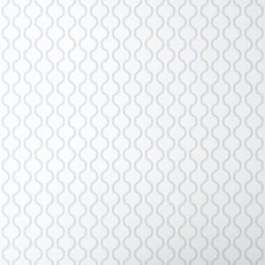 Chateau Ogee Sky Blue Peel and Stick Removable Wallpaper Panel (covers approx. 26 sq. ft.)