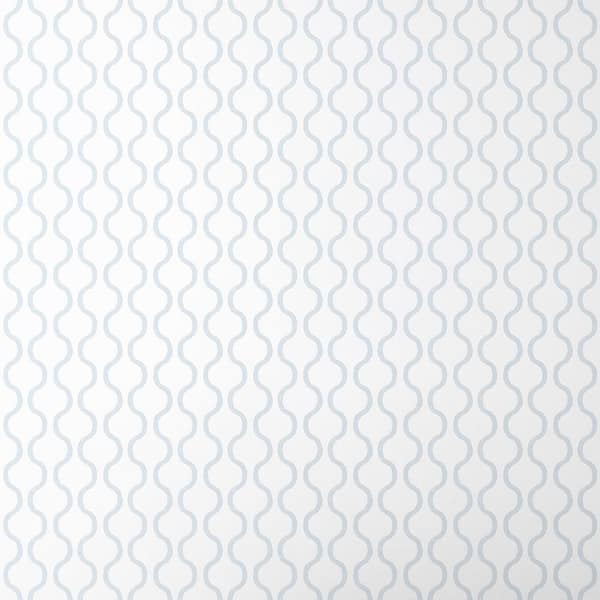 The Company Store Chateau Ogee Sky Blue Peel and Stick Removable Wallpaper Panel (covers approx. 26 sq. ft.)