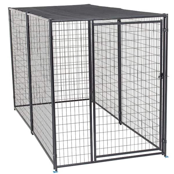 Lucky Dog 6 ft. H x 5 ft. W x 10 ft. L Modular Kennel with Shade Cloth Roof