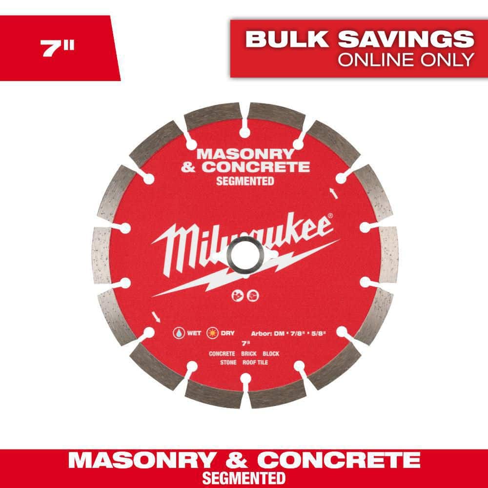 7 in. Segmented Masonry & Concrete Diamond Blade price history on PriceWatchPro