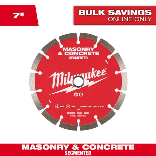 7 in. Segmented Masonry & Concrete Diamond Blade