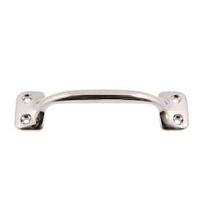 4 in. Bright Nickel Solid Brass Bar Sash Lift/Drawer Pull