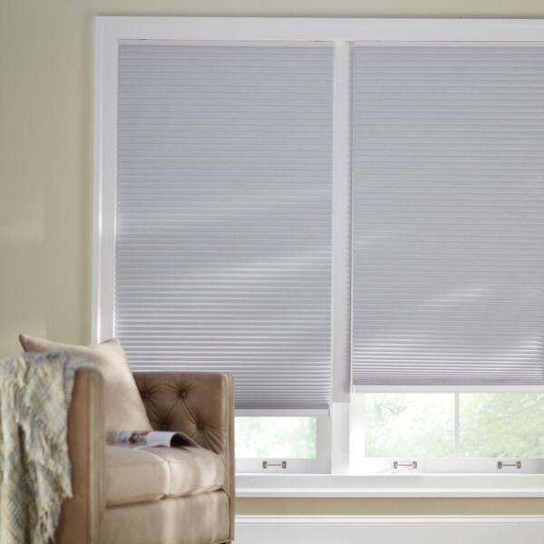 Home Decorators Collection Shadow White Cordless Blackout Cellular Shades for Windows - 67 in. W x 72 in. L (Actual Size 66.75 in. W x 72 in. L)