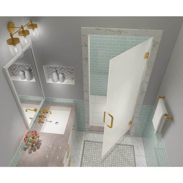 Aston Kinkade XL 35.75 in. - 36.25 in. x 80 in. Frameless Aston Kinkade XL 35.75 in. - 36.25 in. x 80 in. Frameless