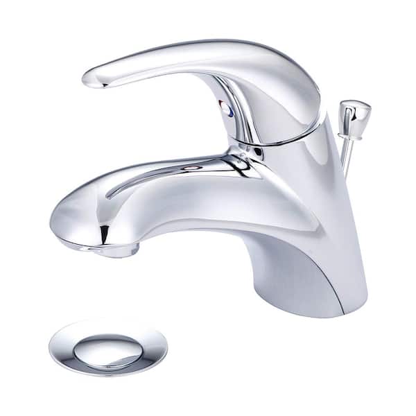 null Legacy Single Hole Single-Handle Bathroom Faucet in Polished Chrome
