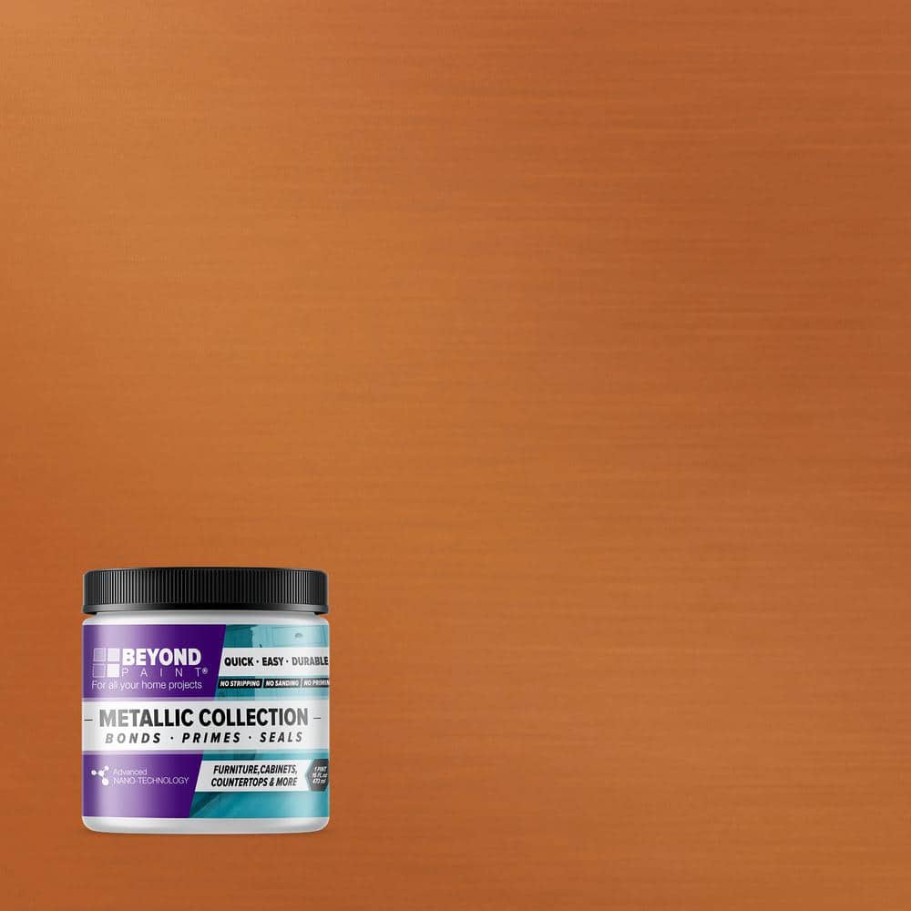 1 pt. Rose Gold Metallic Collection All-in-One Mulit-Surface Refinishing  Paint