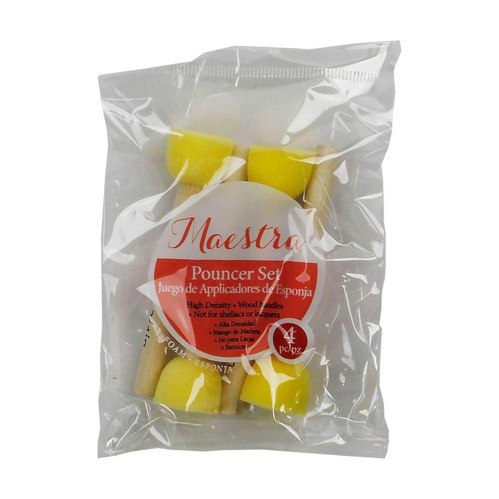 Linzer 3/4 in. Pouncer Brush Set (4Pack) AMP 400 The Home Depot