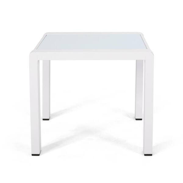 Set of 2 Bunny Coral Outdoor Aluminum Side Table 