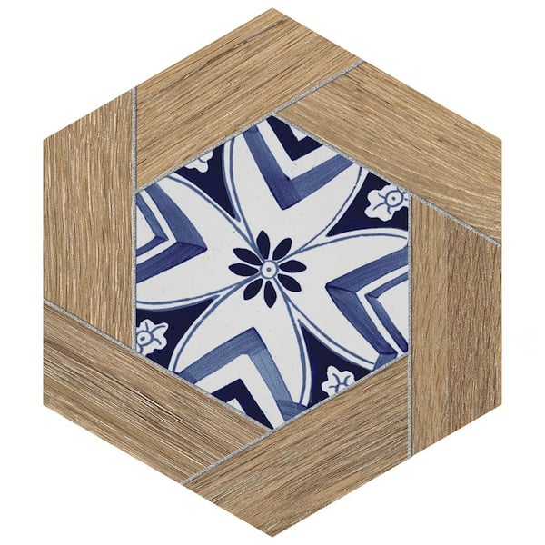 Merola Tile Gador Hex 9-1/8 in. x 10-1/2 in. Porcelain Floor and Wall Tile (8.16 sq. ft./Case)