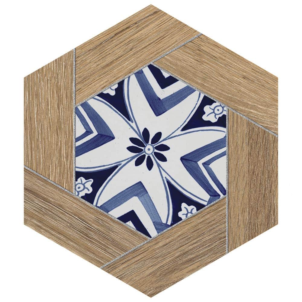 Gador Hex 9-1/8 in. x 10-1/2 in. Porcelain Floor and Wall Take Home Tile Sample price history on PriceWatchPro