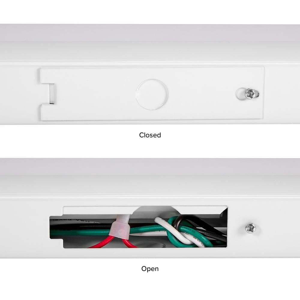 18" White Gloss LED Under Cabinet Light with Color Changing
