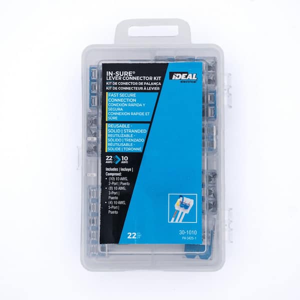 In-Sure 10 AWG Lever Connector Kit, 22-Pieces