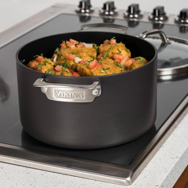 Viking 1 Quart Non-Stick Sauce Pan With Glass Lid - Hard Anodized, Induction Ready - View #2