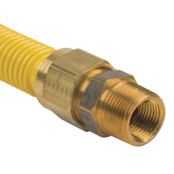 BrassCraft ProCoat 3/4 in. FIP x 3/4 in. MIP x 72 in