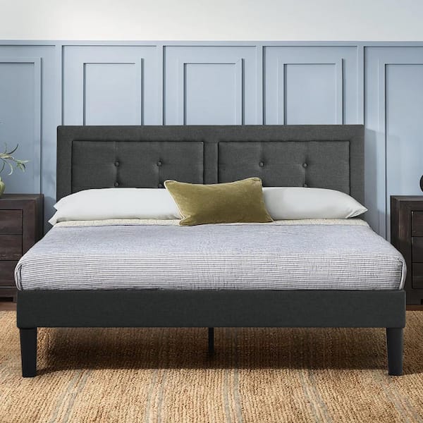 Zinus dachelle upholstered platform deals bed frame