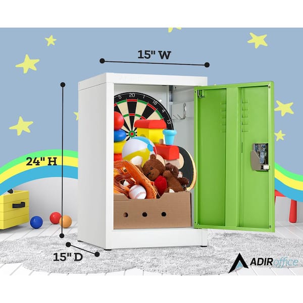 AdirOffice 629-Series 24 in. H 1-Tier Steel Storage Locker Free